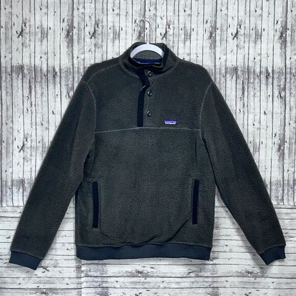 Patagonia Shearling Button Fleece Pullover - Picture 1 of 9